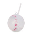 18oz Light Up Baseball Cup with Lid and Straw