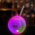 18oz Light Up Baseball Cup with Lid and Straw