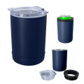 2-In-1 Full Laser Copper Insulated Beverage Holder and Tumbler