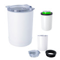 2-In-1 Full Laser Copper Insulated Beverage Holder and Tumbler
