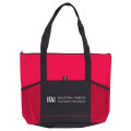 Jumbo Trade Show Tote With Front Pockets