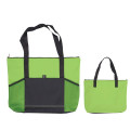 Jumbo Trade Show Tote With Front Pockets