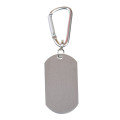 Dog Tag Carabiner Key Chain