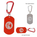 Dog Tag Carabiner Key Chain