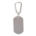 Dog Tag Carabiner Key Chain