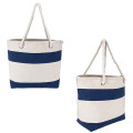 Cotton Resort Tote With Rope Handle