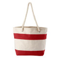 Cotton Resort Tote With Rope Handle