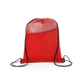 Hexagon Pattern Non-Woven Drawstring Backpack