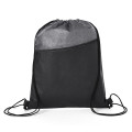 Hexagon Pattern Non-Woven Drawstring Backpack