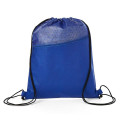 Hexagon Pattern Non-Woven Drawstring Backpack