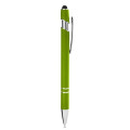 Rubberized Aluminum Click Stylus Pen