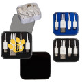 3-In-1 Charging Cable In Square Case