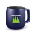 15oz Geo Square Handle Ceramic Mug