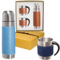 Tuscany™ Thermal Bottle And Coffee Cups Gift Set