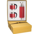 Tuscany™ Thermal Bottle And Coffee Cups Gift Set