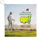 12x12 Sublimated Golf Towel w/Grommet - 200GSM - Sublimation