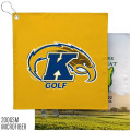 12x12 Sublimated Golf Towel w/Grommet - 200GSM - Sublimation