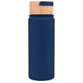 20 oz. Vacuum-Sealed Stainless Water Bottle with Bamboo Lid