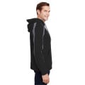 Men's Spartan Tech-Fleece Color Block Hooded Sweatshirt