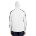 Men's Spartan Tech-Fleece Color Block Hooded Sweatshirt