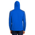 Men's Spartan Tech-Fleece Color Block Hooded Sweatshirt