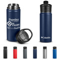 18oz Double-Wall Vacuum Bottle With Sip-Thru Top