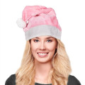 Mrs. Claus Pink Plush Santa Hat