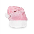 Mrs. Claus Pink Plush Santa Hat