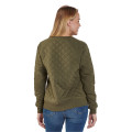 Ladies' Quilted Jersey Sweatshirt