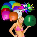 24 Inch Inflatable Beach Ball with 2 - 6 Inch ORANGE Glow St