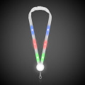 32" Light Up Glow LED Flat Lanyard