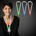 32" Light Up Glow LED Flat Lanyard