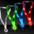 32" Light Up Glow LED Flat Lanyard