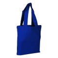 100% Cotton Canvas Sheeting Medium Tote Bag W/ Mini Gusset