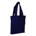 100% Cotton Canvas Sheeting Medium Tote Bag W/ Mini Gusset