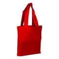 100% Cotton Canvas Sheeting Medium Tote Bag W/ Mini Gusset