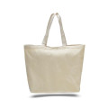 12 Oz. Cotton Canvas Big Tote With Hook and Loop Closure