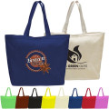12 Oz. Cotton Canvas Big Tote With Hook and Loop Closure