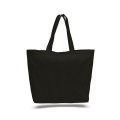 12 Oz. Cotton Canvas Big Tote With Hook and Loop Closure
