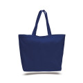 12 Oz. Cotton Canvas Big Tote With Hook and Loop Closure