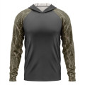 Mossy Oak® Men's. Polyester Interlock Raglan Hooded T-Shirt