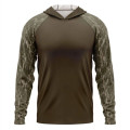 Mossy Oak® Men's. Polyester Interlock Raglan Hooded T-Shirt