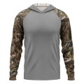 Mossy Oak® Men's. Polyester Interlock Raglan Hooded T-Shirt