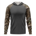 Mossy Oak® Men's. Polyester Interlock Raglan Hooded T-Shirt