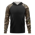 Mossy Oak® Men's. Polyester Interlock Raglan Hooded T-Shirt