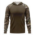 Mossy Oak® Men's. Polyester Interlock Raglan Hooded T-Shirt