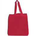 Eco-Friendly 100% Cotton Canvas Tote Bag W/ Bottom Gusset