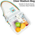 Crossbody Clear PVC Shoulder Stadium Approved Bag