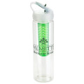 Arena 25 oz PET Eco-Polyclear™ Infuser Bottle with Flip-Up