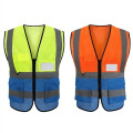 Hi Vis rPET Class 2 Reflective Mesh Safety Vest With Pockets